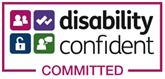 Disability Confident Committed Logo